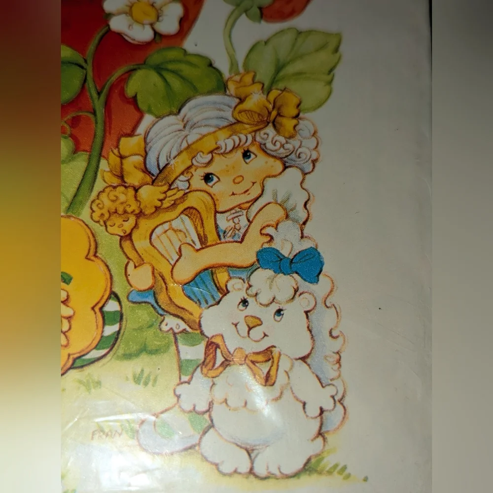 Vintage Strawberry Shortcake Scented wrapping paper